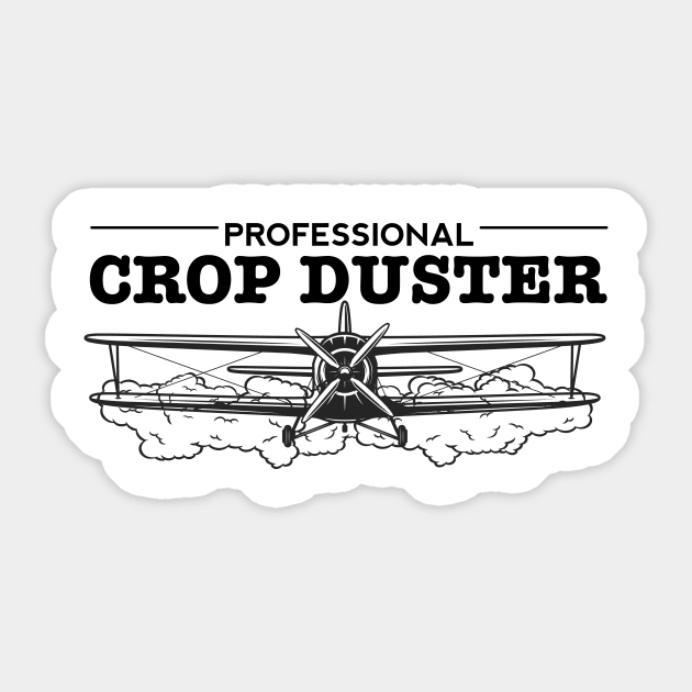 Professional Crop Duster Sticker by Blister